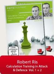 Calculation Training in Attack & Defence Vol.1 & Vol.2, Robert Ris (English)