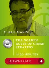 The golden rules of chess strategy, Mihail Marin (English)