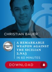 A remarkable weapon against the Sicilian – 2.Na3 in 60min, Christian Bauer (English, German)