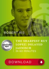 The sharpest Ruy Lopez: Delayed Jaenisch in 60 Minutes, Robert Ris (English)