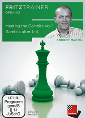 Meeting the Gambits Vol.1 - Gambits after 1.e4, Andrew Martin (English)