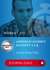 Adhiban Gambit against 1.c4, Robert Ris (English)