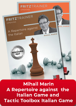 A Repertoire against  the Italian Game and Tactic Toolbox Italian Game, Mihail Marin (English)