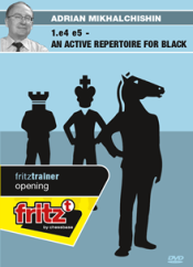 1.e4 e5 - An active Repertoire for Black, Adrian Mikhalchishin (English)