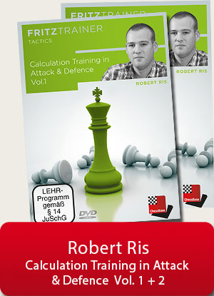 Calculation Training in Attack & Defence Vol.1 & Vol.2, Robert Ris (English)