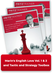 Marin's English Love -Vol. 1, Vol. 2 and Tactic and Strategy Toolbox, Mihail Marin (English)