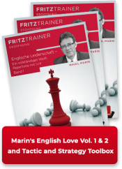 Marin's English Love -Vol. 1, Vol. 2 and Tactic and Strategy Toolbox, Mihail Marin (English)
