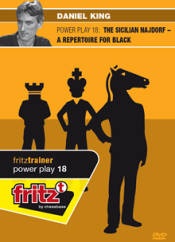 Power Play 18: The Sicilian Najdorf – a repertoire for Black, Daniel King (English)