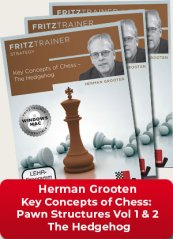 Key Concepts of Chess - Pawn Structures Vol.1 & 2 and The Hedgehog, Herman Grooten (English)