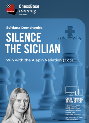 Silence the Sicilian - Win with the Alapin Variation (2.c3), Svitlana Demchenko (English)