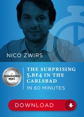 The surprising 5.Bf4 in the Carlsbad, Nico Zwirs (English)