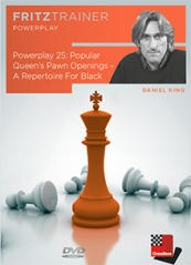 Power Play 25: Popular Queen’s Pawn Openings – A Repertoire For Black, Daniel King (English, German)
