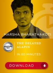 The delayed Alapin in 60 Minutes, Harsha Bharathakoti (English)
