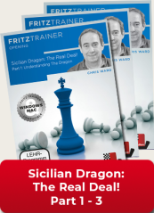 Sicilian Dragon: The Real Deal! Part 1-3, Chris Ward (English)
